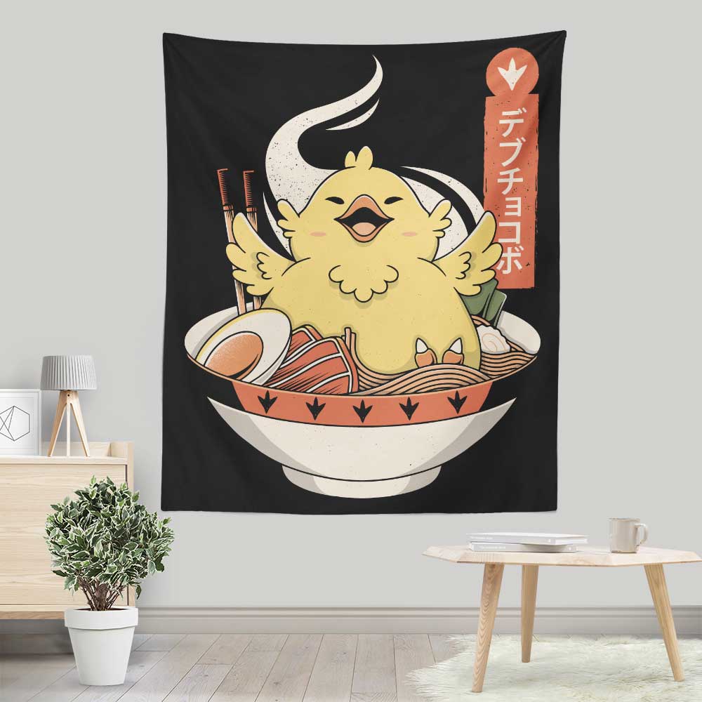 Fat Chocobo Ramen - Wall Tapestry