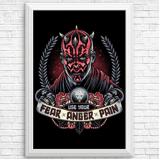 Fear, Anger, Pain - Posters & Prints