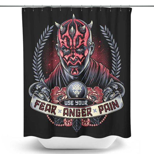 Fear, Anger, Pain - Shower Curtain