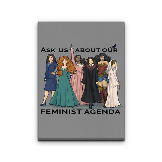 Feminist Agenda - Canvas Print