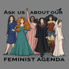 Feminist Agenda - 3/4 Sleeve Raglan T-Shirt