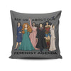 Feminist Agenda - Throw Pillow