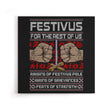 Festivus Sweater - Canvas Print