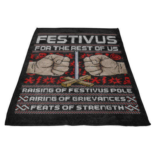Festivus Sweater - Fleece Blanket