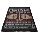 Festivus Sweater - Fleece Blanket