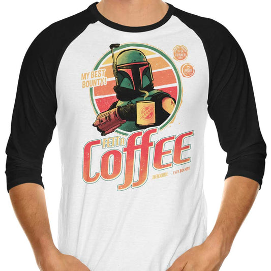 Fett A Coffee - 3/4 Sleeve Raglan T-Shirt