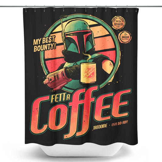 Fett A Coffee - Shower Curtain