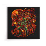 Fiery Night - Canvas Print