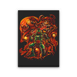 Fiery Night - Canvas Print