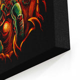 Fiery Night - Canvas Print
