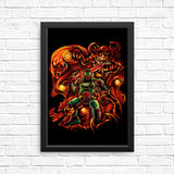 Fiery Night - Posters & Prints