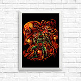 Fiery Night - Posters & Prints