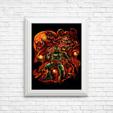 Fiery Night - Posters & Prints