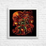 Fiery Night - Posters & Prints