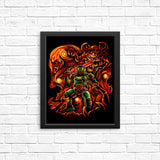 Fiery Night - Posters & Prints