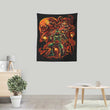 Fiery Night - Wall Tapestry
