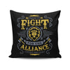 Fight for the Alliance - Throw Pillow