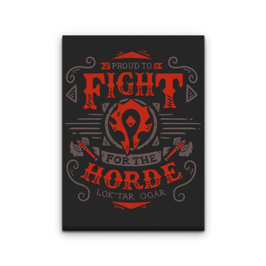 Fight for the Horde - Canvas Print