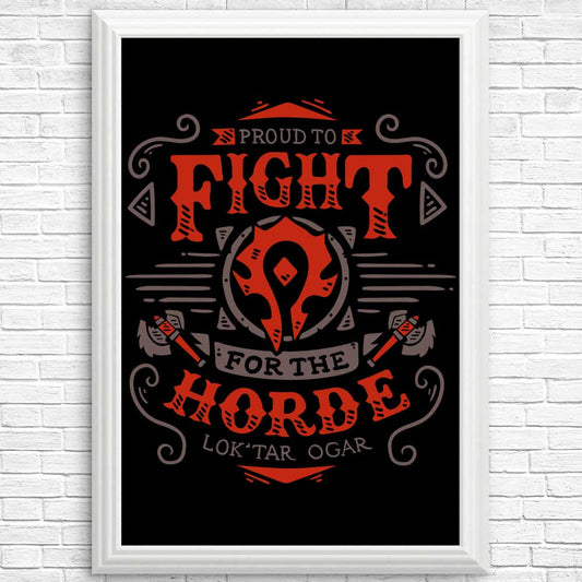 Fight for the Horde - Posters & Prints
