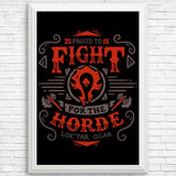 Fight for the Horde - Posters & Prints