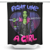 Fight Like a Guardian - Shower Curtain