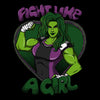 Fight Like a Hulk - Wall Tapestry