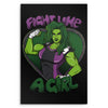 Fight Like a Hulk - Metal Print