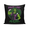 Fight Like a Hulk - Throw Pillow