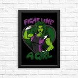 Fight Like a Hulk - Posters & Prints