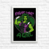 Fight Like a Hulk - Posters & Prints