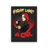 Fight Like a Widow - Canvas Print