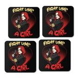 Fight Like a Widow - Coasters
