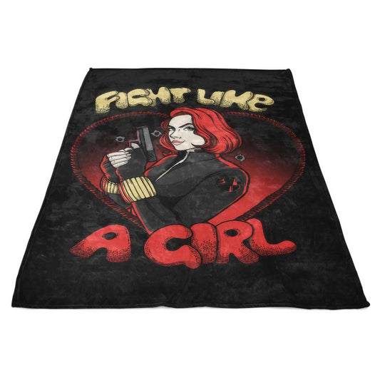 Fight Like a Widow - Fleece Blanket