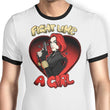 Fight Like a Widow - Ringer T-Shirt