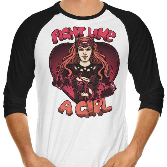 Fight Like a Witch - 3/4 Sleeve Raglan T-Shirt