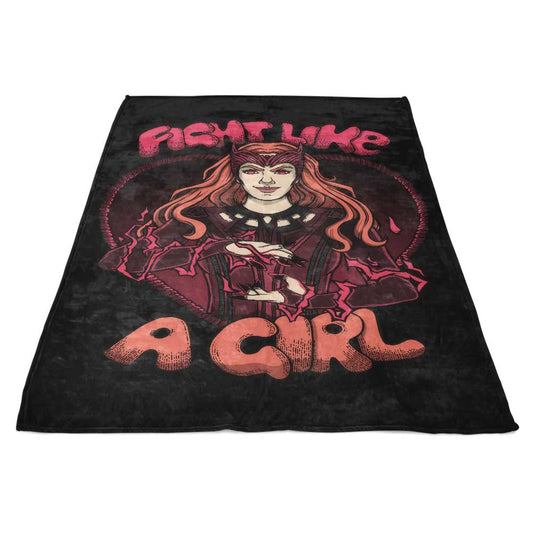 Fight Like a Witch - Fleece Blanket