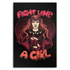Fight Like a Witch - Metal Print