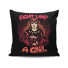 Fight Like a Witch - Throw Pillow