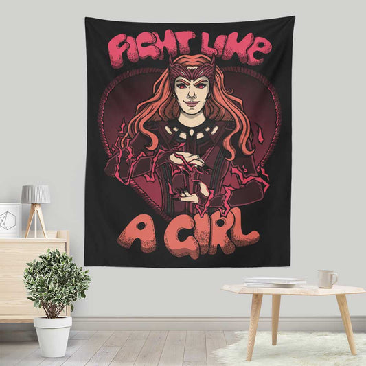 Fight Like a Witch - Wall Tapestry