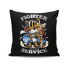 Fighter at Your Service - Throw Pillow
