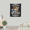 Fighter at Your Service - Wall Tapestry