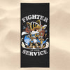 Fighter at Your Service - Towel