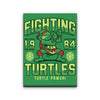 Fighting Turtles - Canvas Print