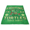 Fighting Turtles - Fleece Blanket