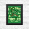 Fighting Turtles - Posters & Prints