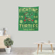 Fighting Turtles - Wall Tapestry