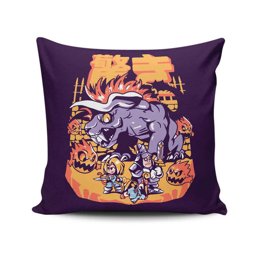 Final Surprise Attack - Throw Pillow