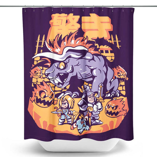 Final Surprise Attack - Shower Curtain
