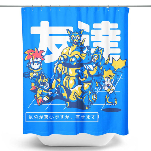 Finding a Friend - Shower Curtain