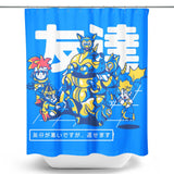 Finding a Friend - Shower Curtain